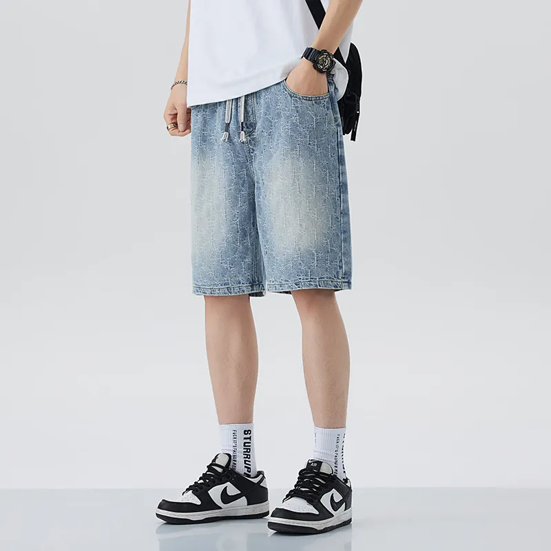 Izexx Denim Shorts Men Light Blue-4
