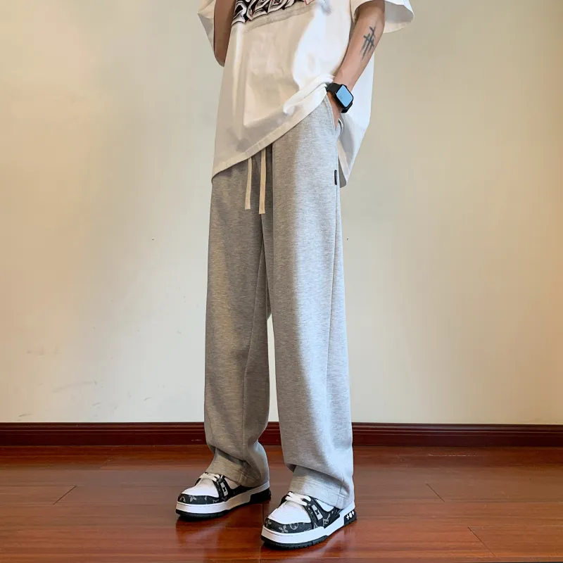 Izex Casual Pants Unisex Light Gray-3