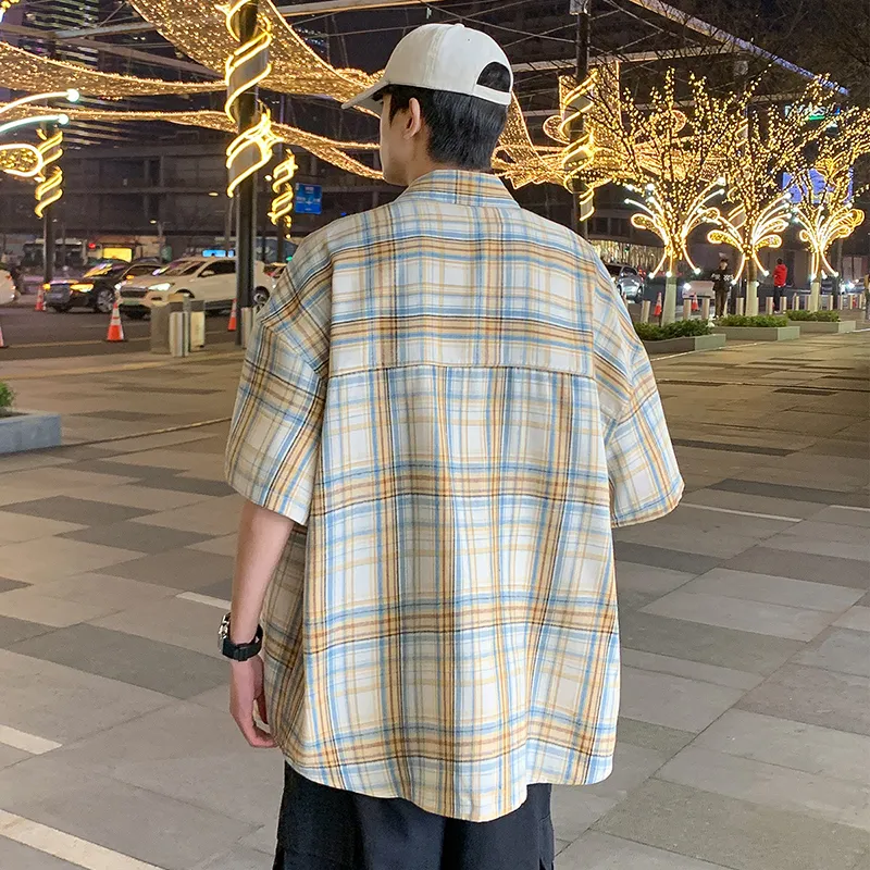 Izexx Shirts Unisex Yellow Plaid-1