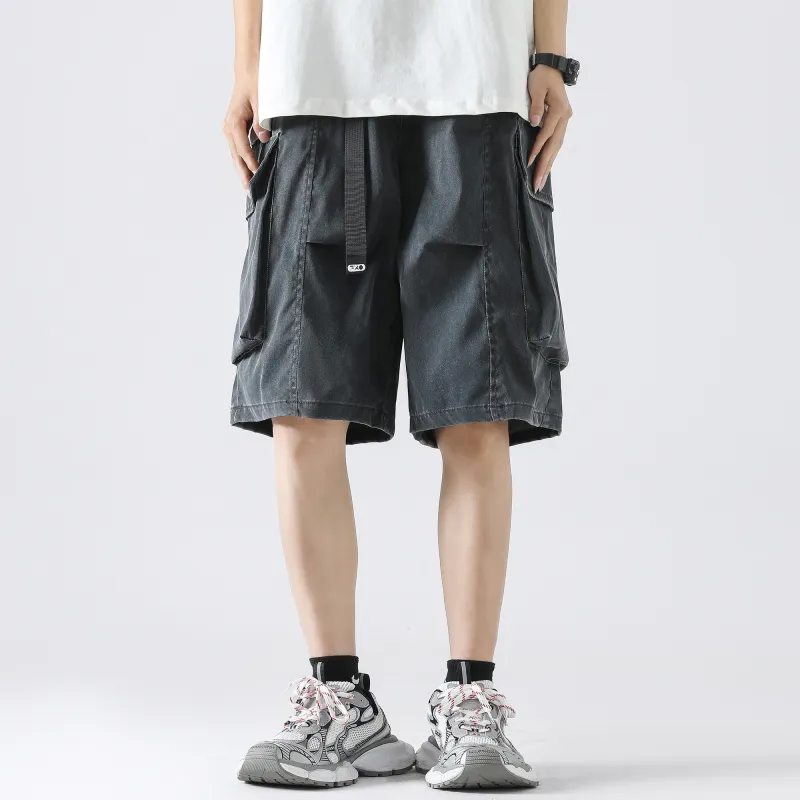 Izex Casual Shorts Unisex Iron Gray-2