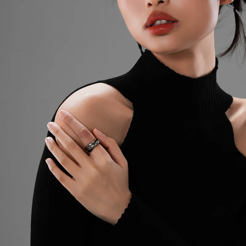 ACIUM Space Ceramic Rings Unisex-3