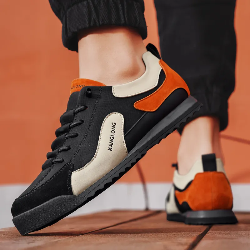 KANGLONG Abrasion Resistant Slip Resistant Low Top Cortez Shoes Men's-3