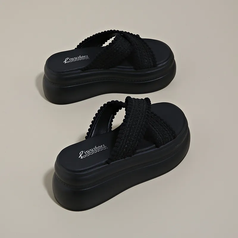 Dragon Dance Slip Resistant Abrasion Resistant Slide Slippers Women's-3