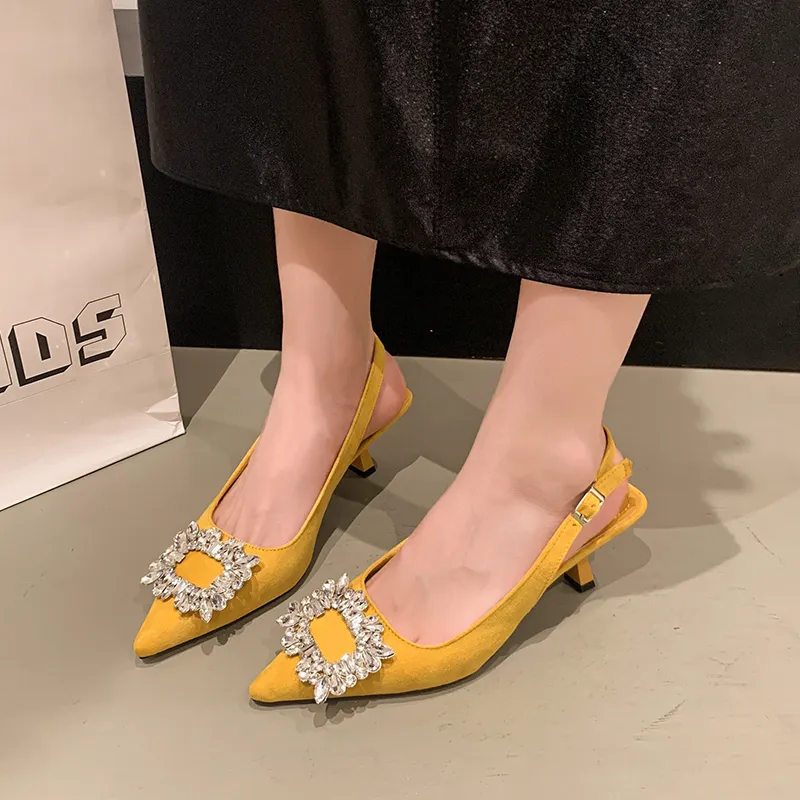 Dragon Dance Slim Heel High Heels 6.5 Cm Women's-9