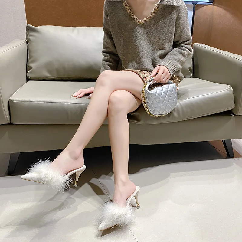Dragon Dance Slim Heel High Heels Women's-11