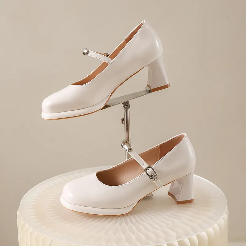 Dragon Dance Chunky Heel High Heels Women's-6