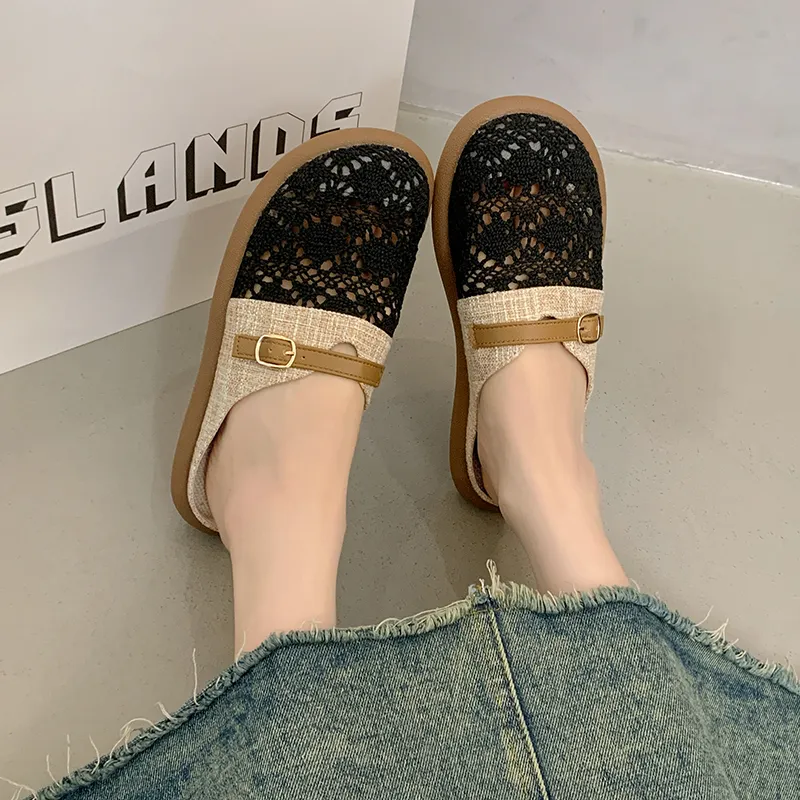 Dragon Dance Abrasion Resistant Slip Resistant Closed Toe Slippers Women's-8