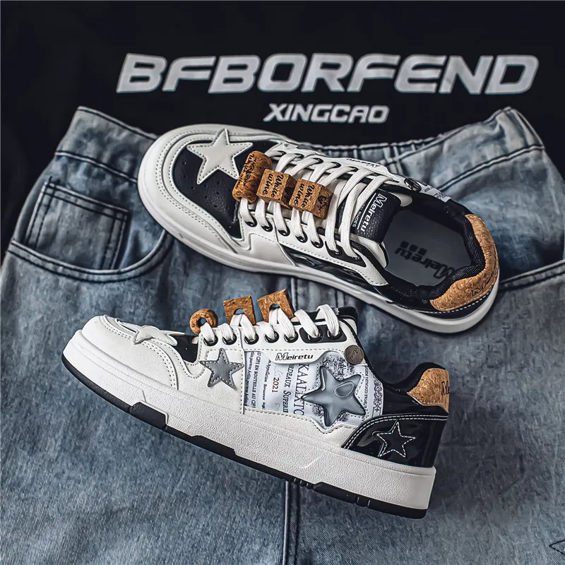 Dragon Dance Low Top Skateboard Shoes White-6