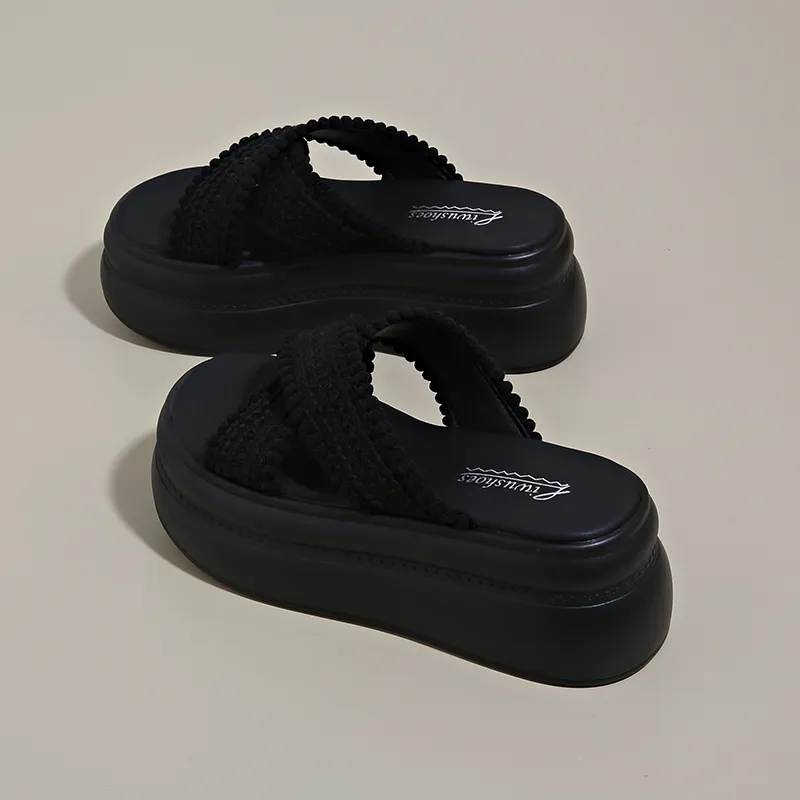 Dragon Dance Slip Resistant Abrasion Resistant Slide Slippers Women's-4