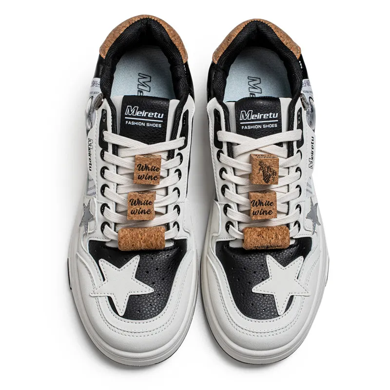 Dragon Dance Low Top Skateboard Shoes White-2