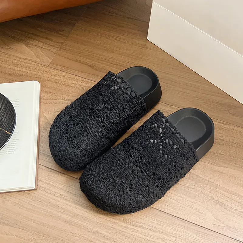 Dragon Dance Abrasion Resistant Slip Resistant Closed Toe Slippers Women's-11