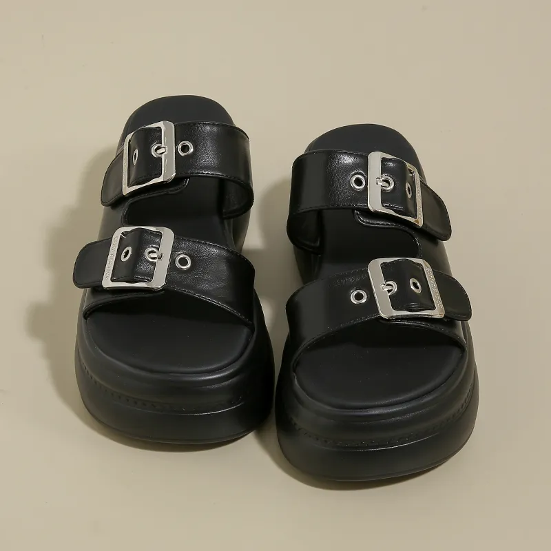 Dragon Dance PU Polyurethane Slip Resistant Abrasion Resistant Slide Slippers Women's-11
