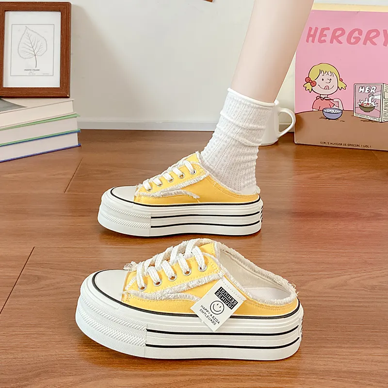 Dragon Dance Rubber Sole Abrasion Resistant Slip Resistant Closed Toe Slippers Women's-9