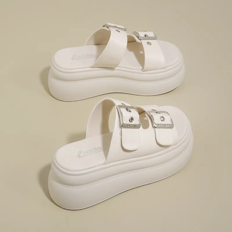 Dragon Dance PU Polyurethane Slip Resistant Abrasion Resistant Slide Slippers Women's-8