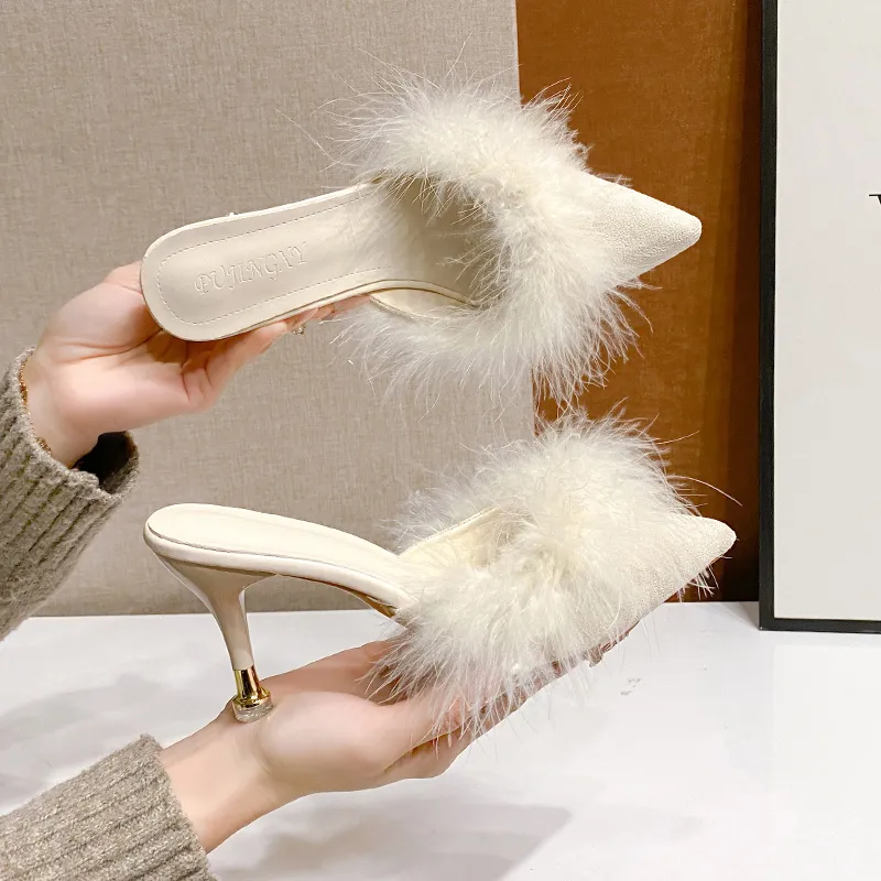 Dragon Dance Slim Heel High Heels Women's-13