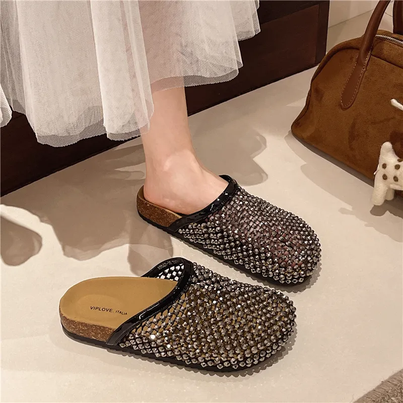 Dragon Dance Quick Dry Slip Resistant Abrasion Resistant Closed Toe Slippers Women's-7