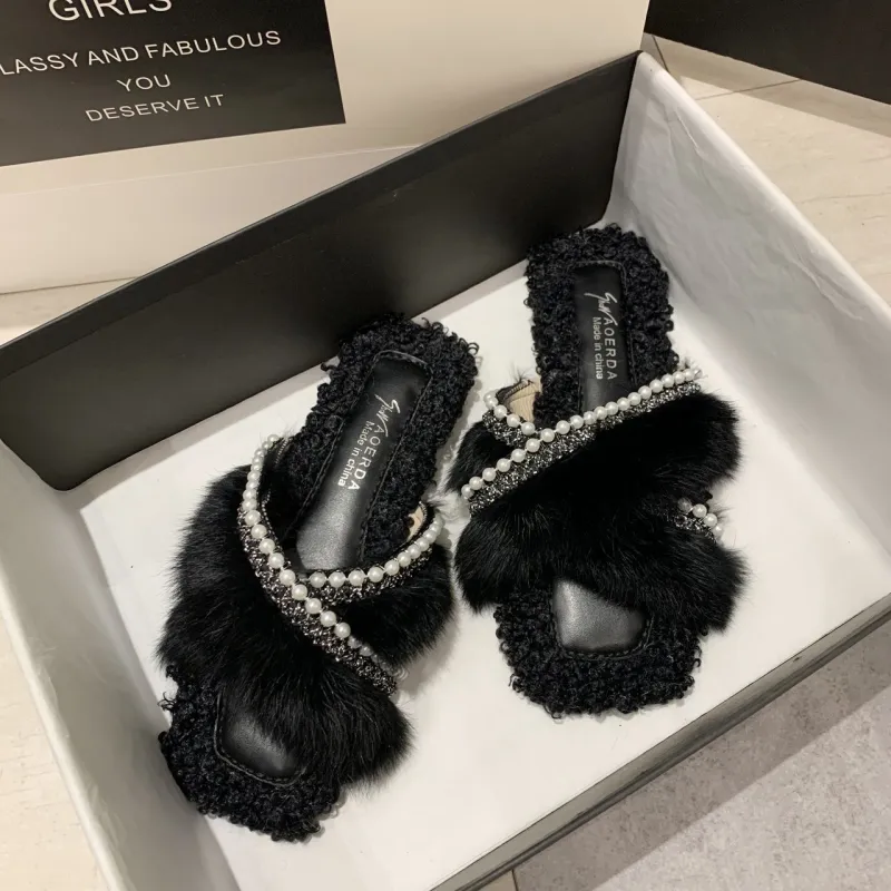 Dragon Dance Rubber Sole PU Polyurethane Abrasion Resistant Slip Resistant Slide Slippers Women's-12