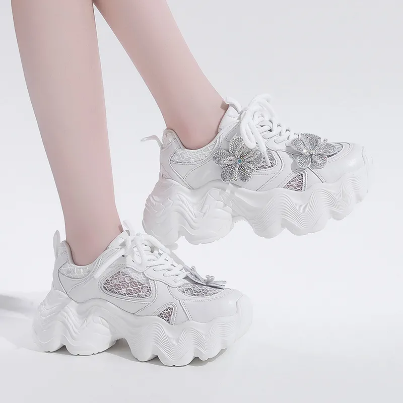 Dragon Dance Low Top Chunky Sneakers Women's-4