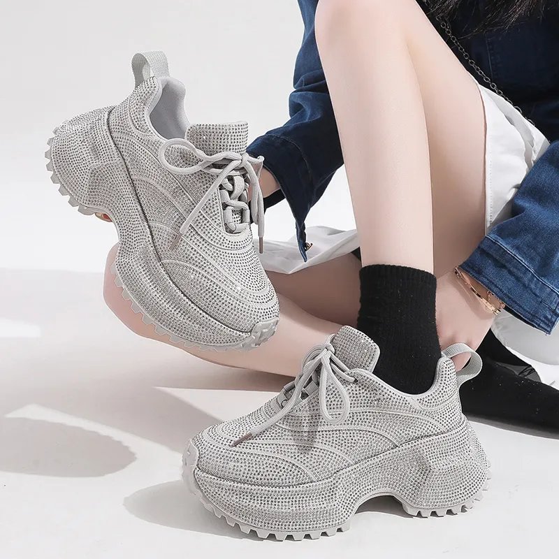 Dragon Dance Low Top Chunky Sneakers Women's-10