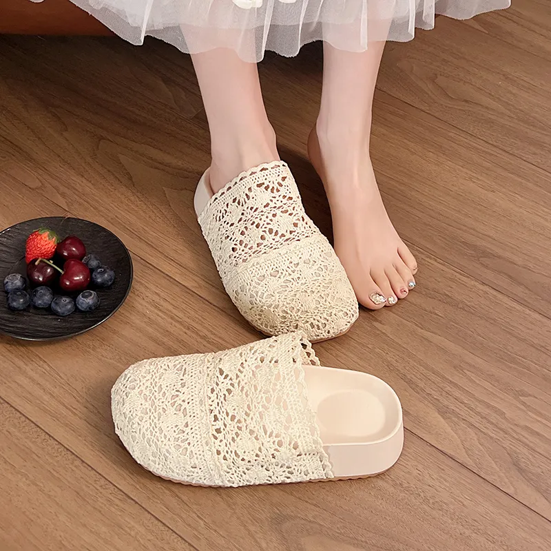 Dragon Dance Abrasion Resistant Slip Resistant Closed Toe Slippers Women's-6
