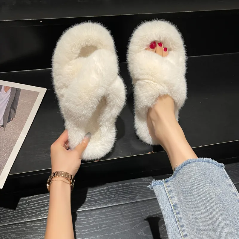Dragon Dance PU Polyurethane Abrasion Resistant Slip Resistant Slide Slippers Women's-1