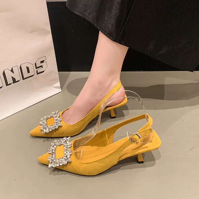 Dragon Dance Slim Heel High Heels 6.5 Cm Women's-8