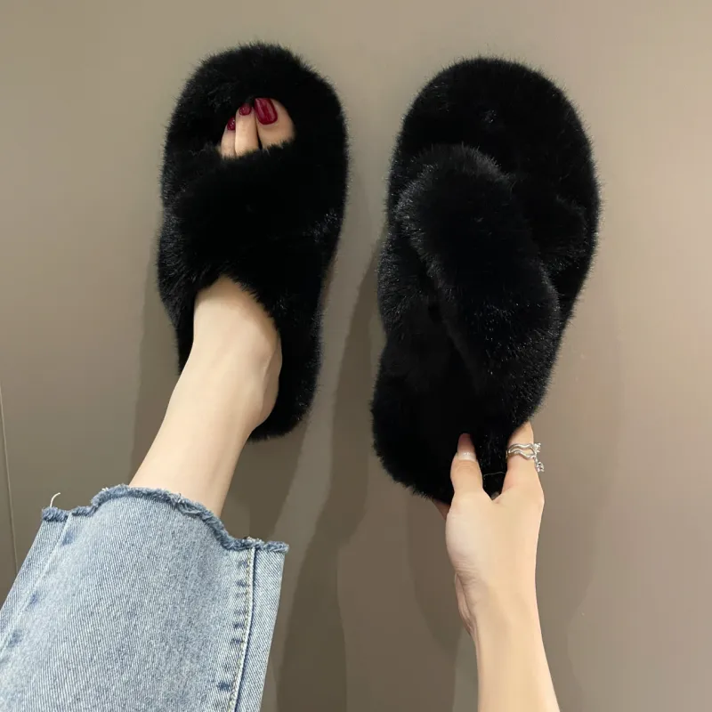 Dragon Dance PU Polyurethane Abrasion Resistant Slip Resistant Slide Slippers Women's-18