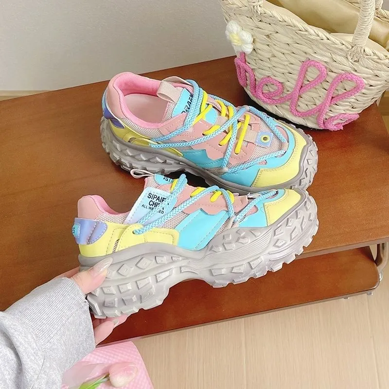 Dragon Dance Low Top Chunky Sneakers Women's-5