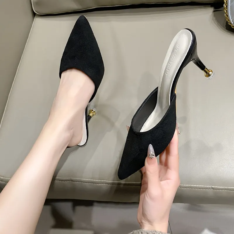 Dragon Dance Slim Heel High Heels Women's-8