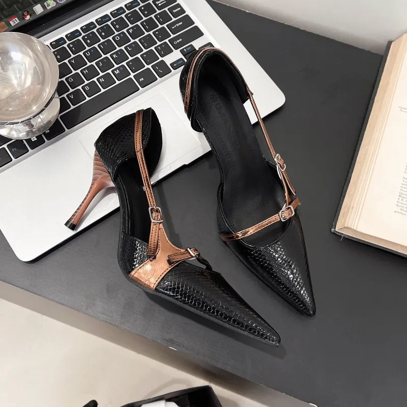 Dragon Dance Slim Heel High Heels Women's-9