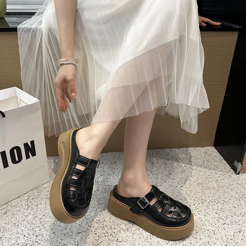 Dragon Dance Abrasion Resistant Slip Resistant Closed Toe Slippers Women's-7