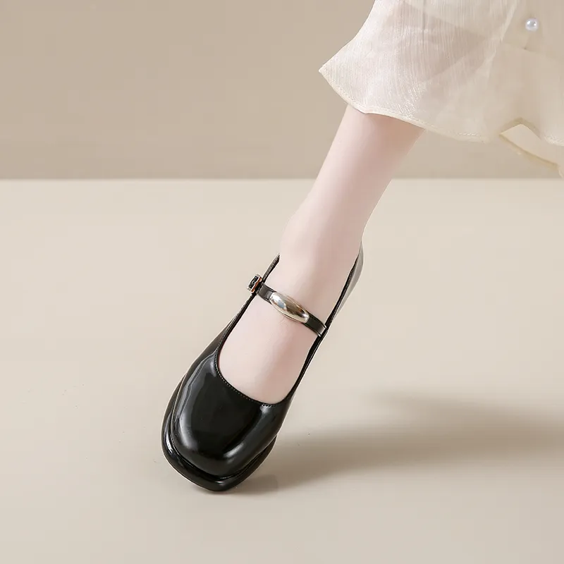 Dragon Dance Chunky Heel High Heels Women's-3