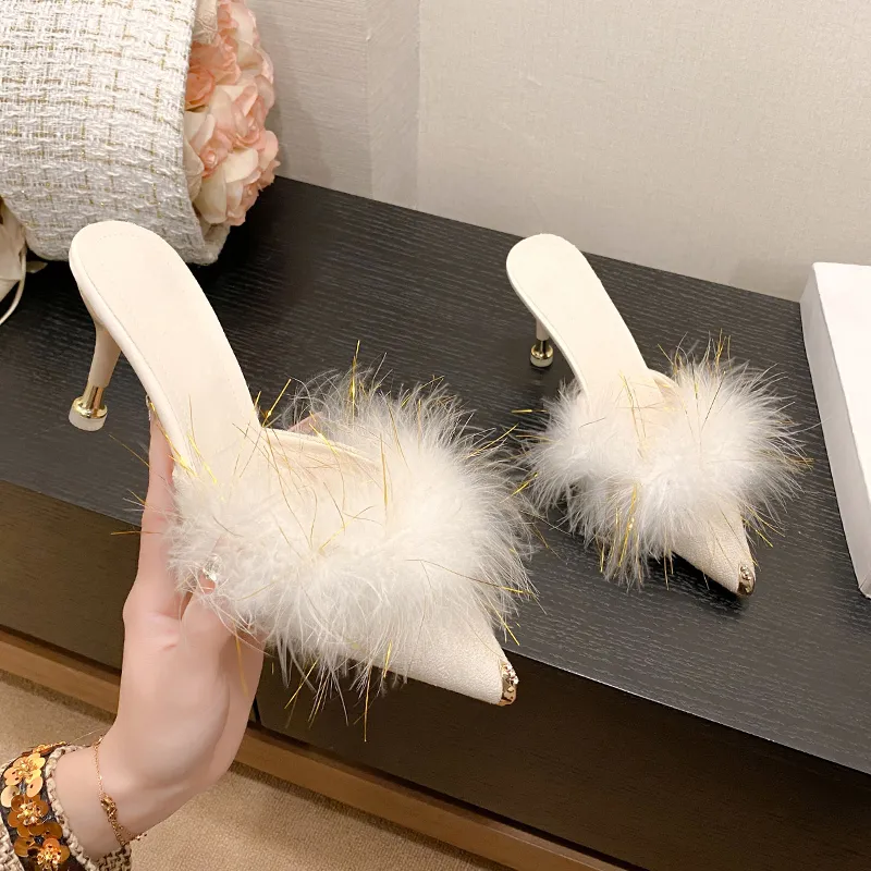 Dragon Dance Slim Heel High Heels Women's-4