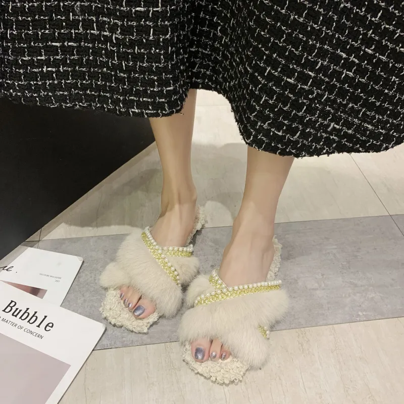 Dragon Dance Rubber Sole PU Polyurethane Abrasion Resistant Slip Resistant Slide Slippers Women's-3
