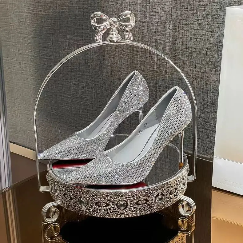 Dragon Dance Slim Heel High Heels Women's-3