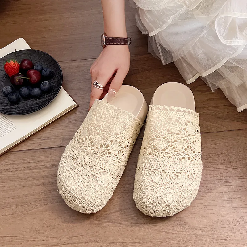 Dragon Dance Abrasion Resistant Slip Resistant Closed Toe Slippers Women's-7
