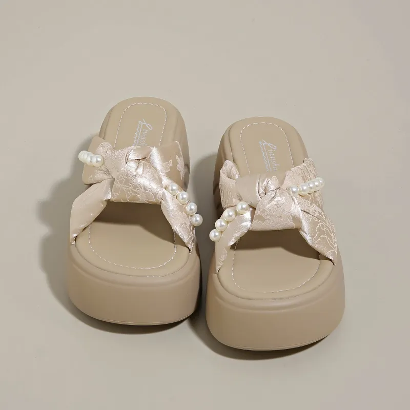 Dragon Dance Slip Resistant Abrasion Resistant Slide Slippers Women's-11