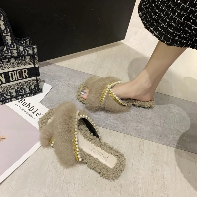 Dragon Dance Rubber Sole PU Polyurethane Abrasion Resistant Slip Resistant Slide Slippers Women's-6