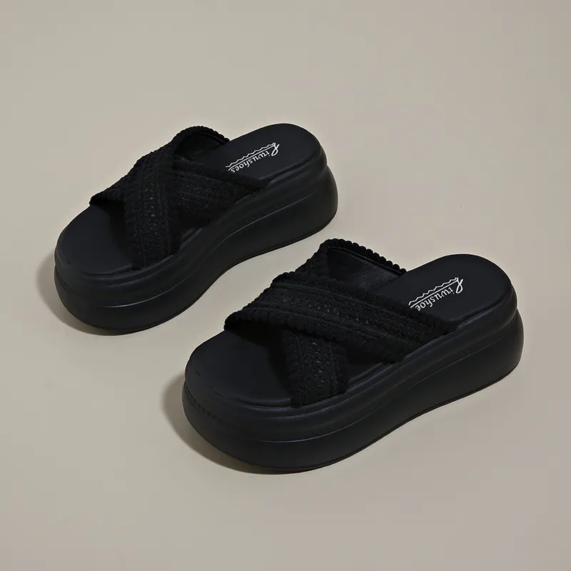 Dragon Dance Slip Resistant Abrasion Resistant Slide Slippers Women's-2