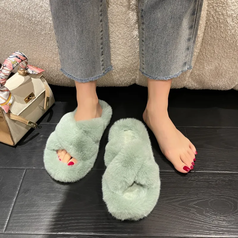 Dragon Dance PU Polyurethane Abrasion Resistant Slip Resistant Slide Slippers Women's-15