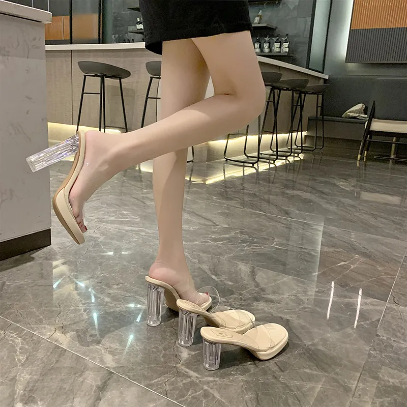 Dragon Dance Slip Resistant Slide Slippers Women's Nude-4