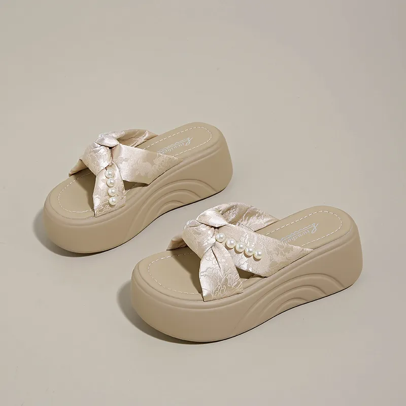 Dragon Dance Slip Resistant Abrasion Resistant Slide Slippers Women's-12