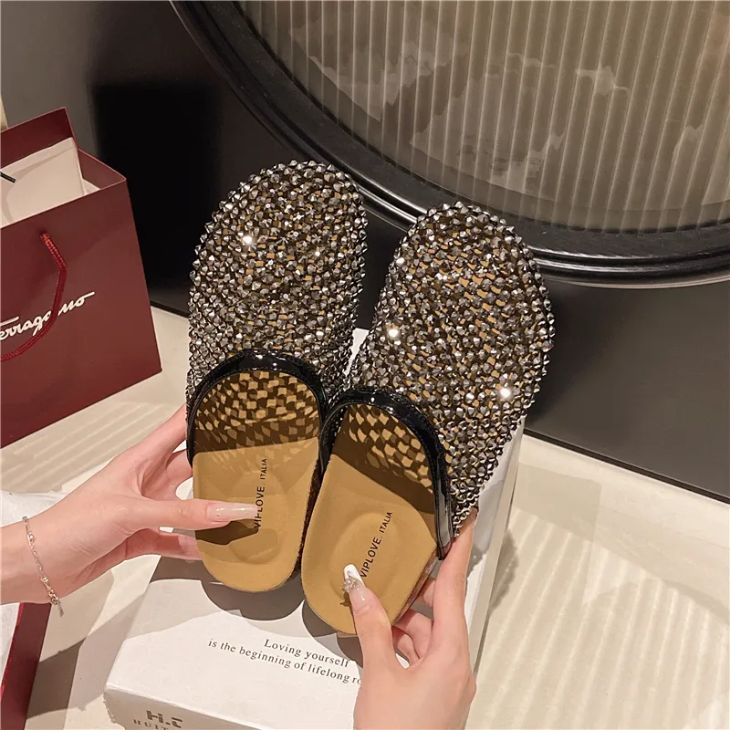 Dragon Dance Quick Dry Slip Resistant Abrasion Resistant Closed Toe Slippers Women's-11