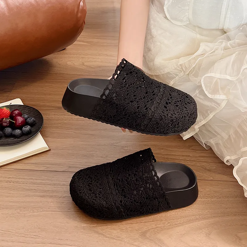 Dragon Dance Abrasion Resistant Slip Resistant Closed Toe Slippers Women's-10