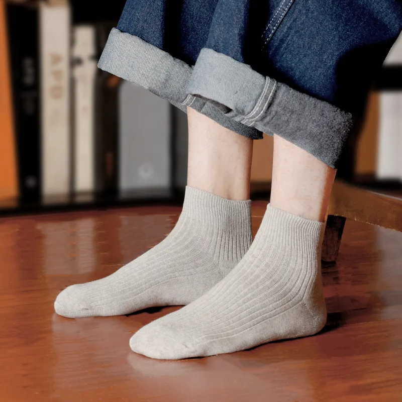 LIANGPU Ankle Socks Men's 5 Pack-1