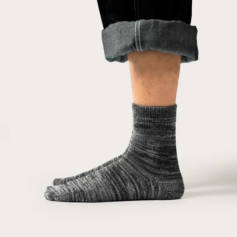 LIANGPU Mid Calf Socks Men's Box 4 Pack-4