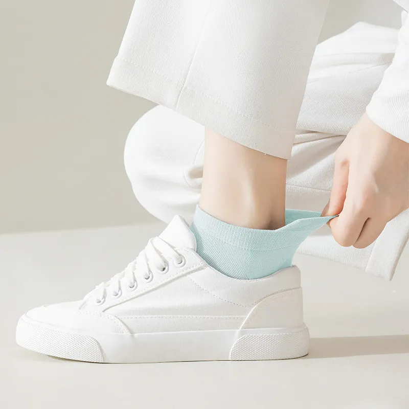 LIANGPU Ankle Socks Women's 5 Pack-5