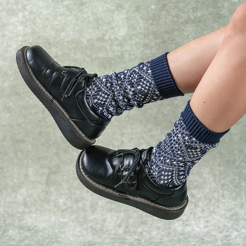 LIANGPU Mid Calf Socks Men's Box 3 Pack-7
