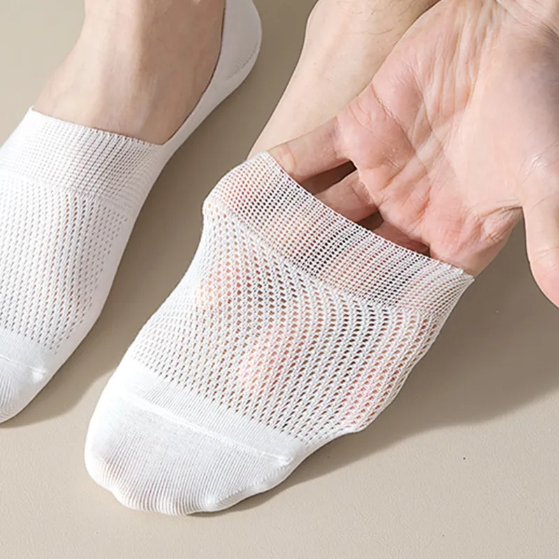LIANGPU No Show Socks Men's 5 Pack-3