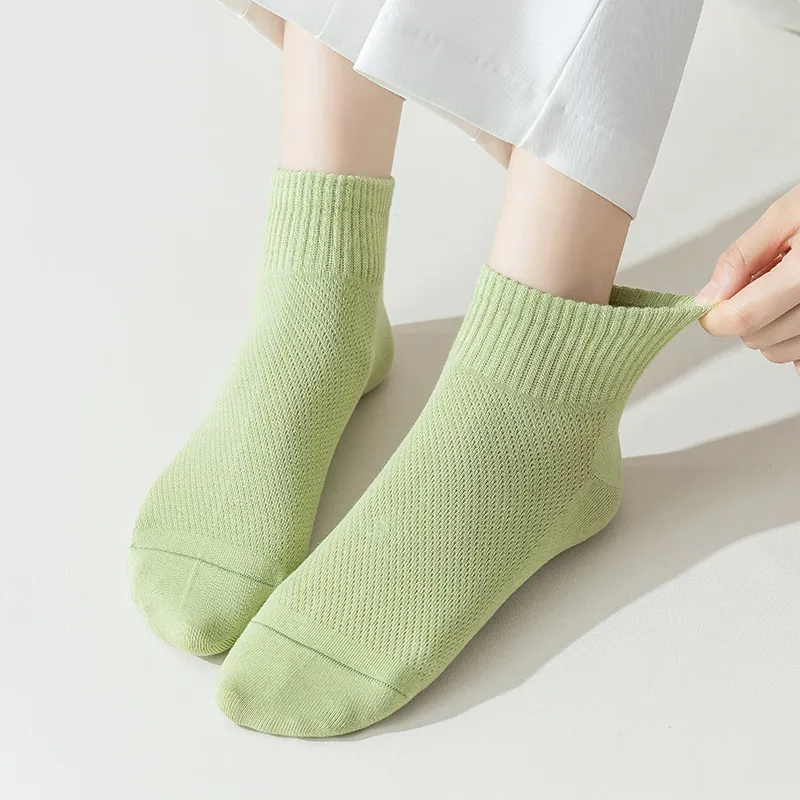 LIANGPU Ankle Socks Women's Box 5 Pack-4